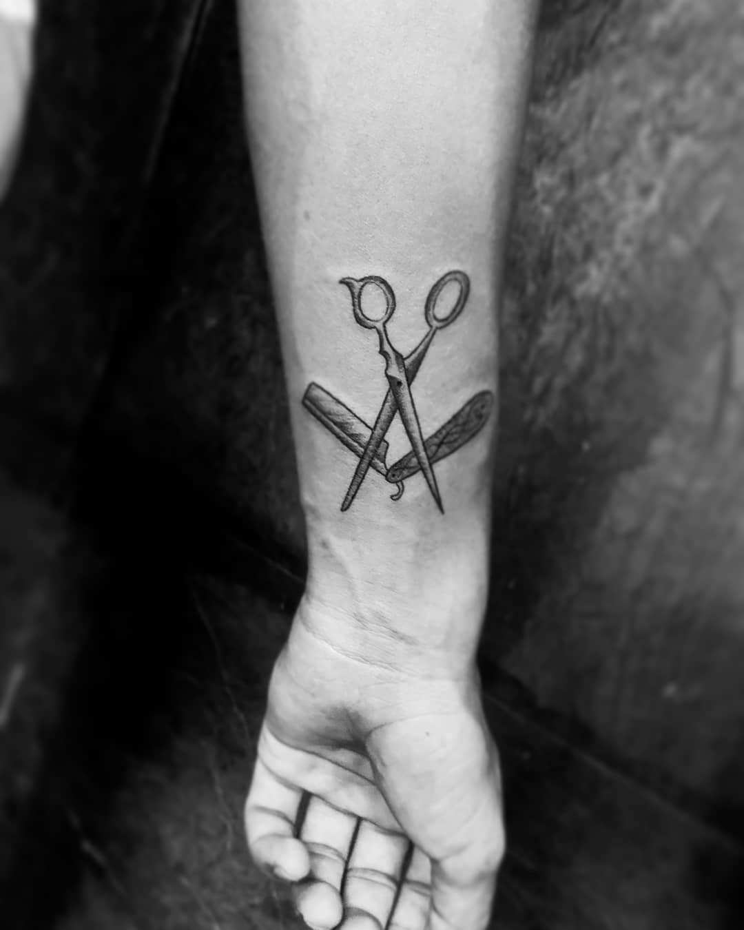 Healed pair of scissors with shading done today:) it's been a scissor month  and I love it . . . . . . #scissortattoo #scissorstattoo #... | Instagram
